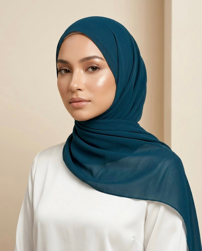 Chiffon Georgette - TEAL