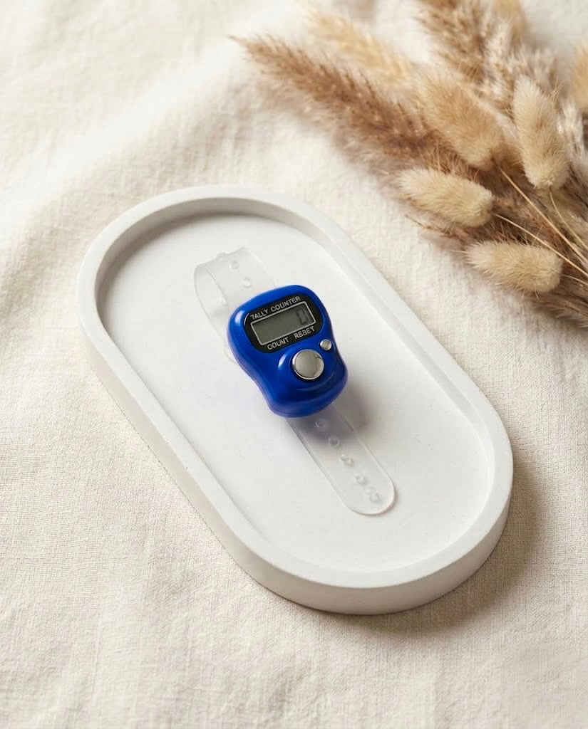 Digital Tasbeeh Counter - ELECTRIC BLUE