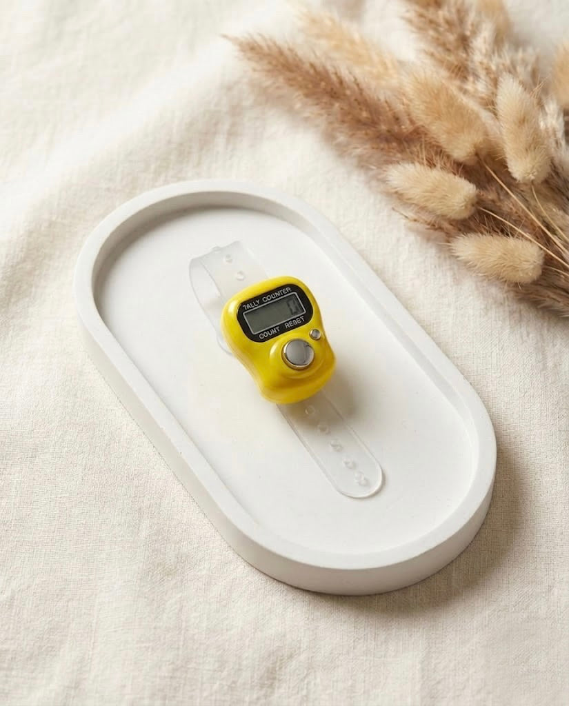 Digital Tasbeeh Counter - YELLOW