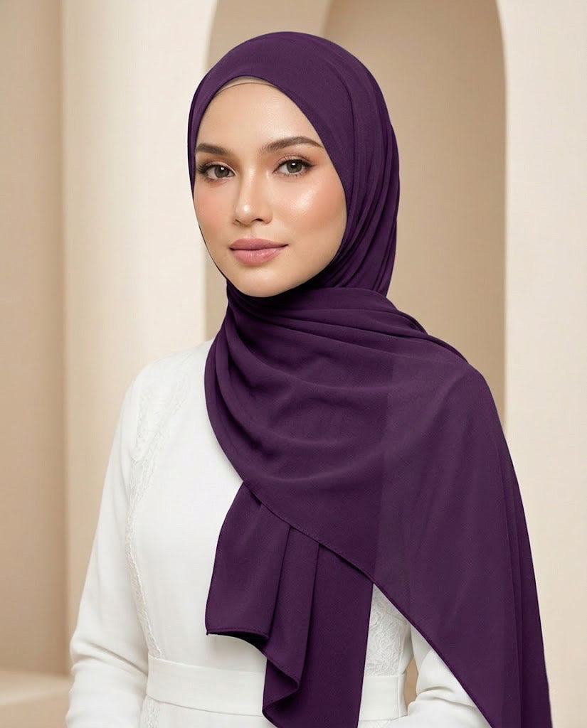 Chiffon Georgette - PURPLE