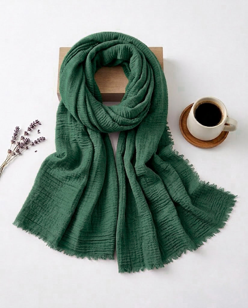 Soft Crimp - FOREST GREEN