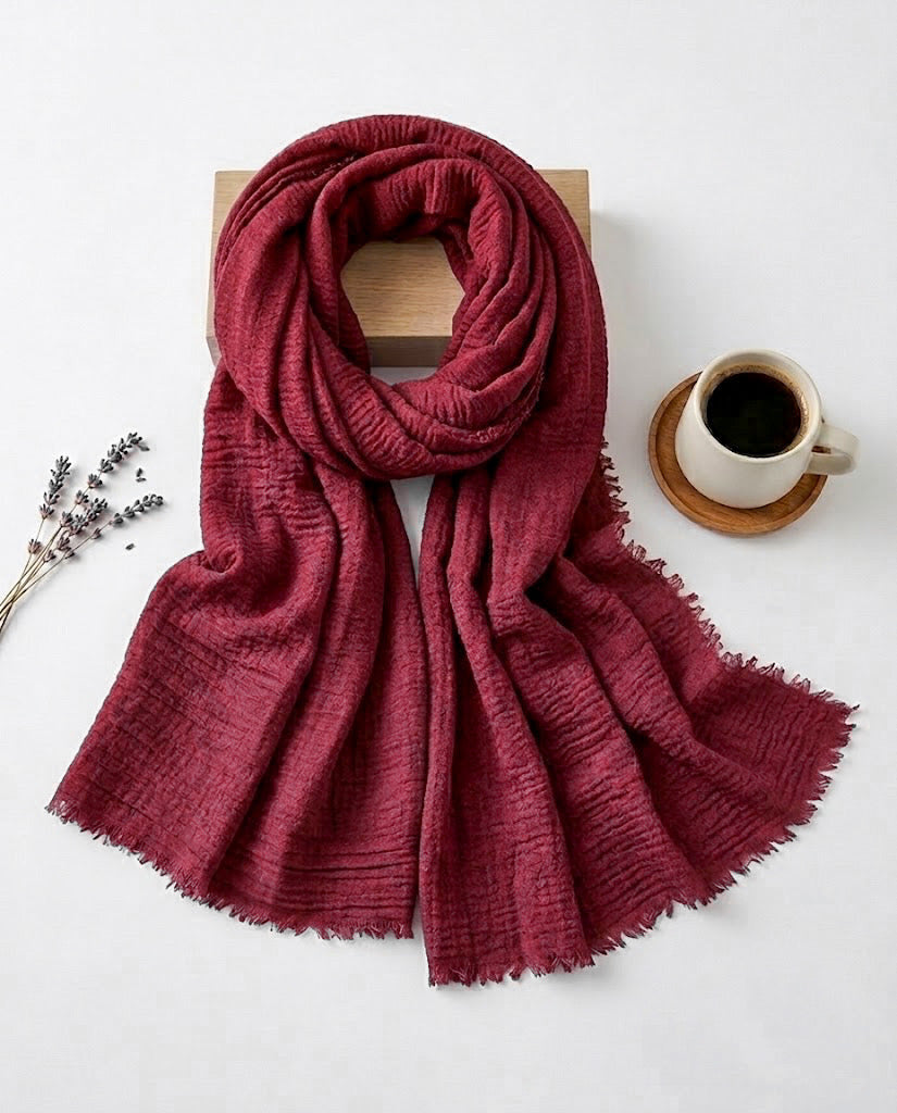 Soft Crimp - ROYAL MAHROON