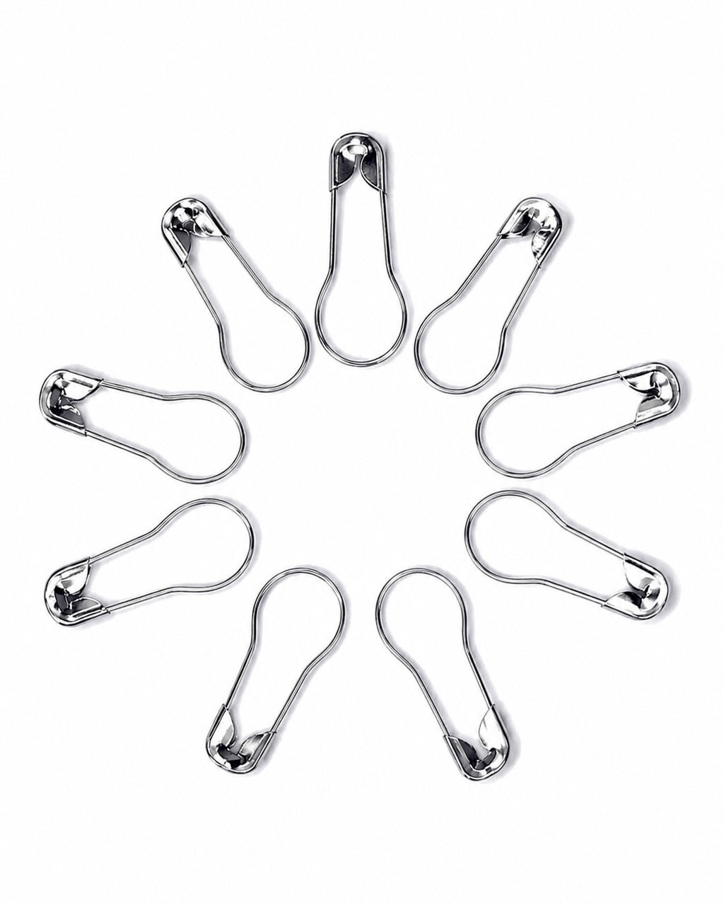 Snag Free Pear/Bulb Pins - 30 SILVER