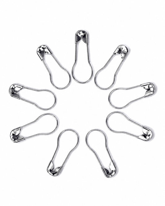 Snag Free Pear/Bulb Pins - 30 SILVER