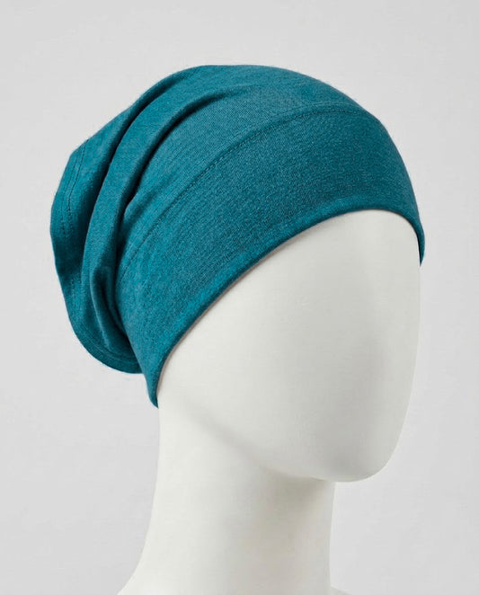 Matching Hijab and Cap - TEAL