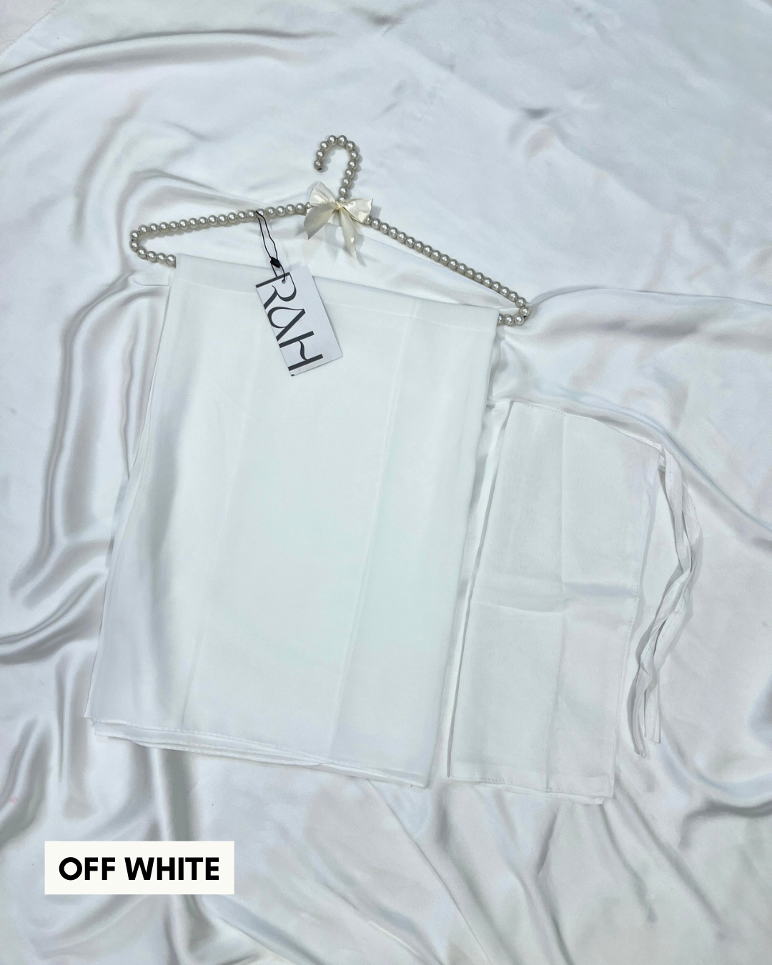 Matching Hijab & Niqab - OFF WHITE