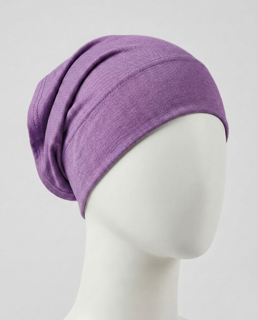 Matching Hijab and Cap - LAVENDER