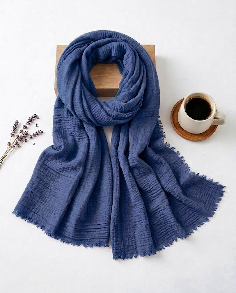 Soft Crimp - DUSTY NAVY BLUE